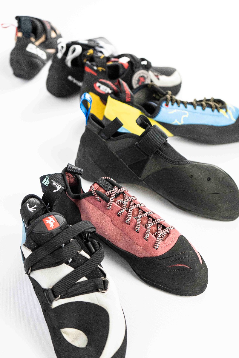 Scarpette arrampicata lacci