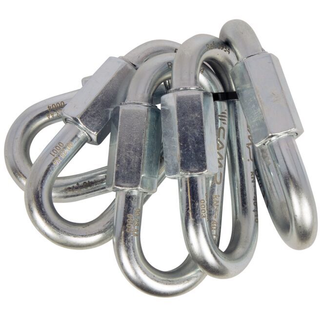 CAMP Set 5 Oval Quick Link Steel 8 5 pack eslabones rápidos