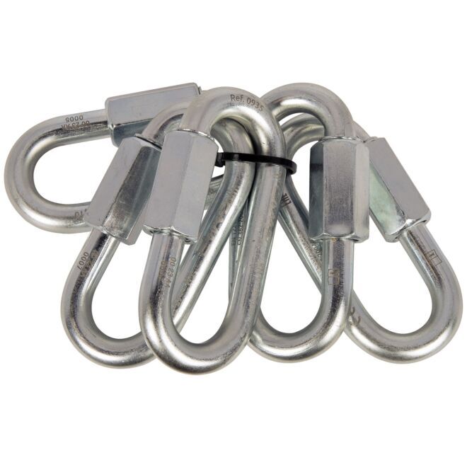 CAMP Set 5 Oval Quick Link Steel 10 mm 5 pack eslabones rápidos