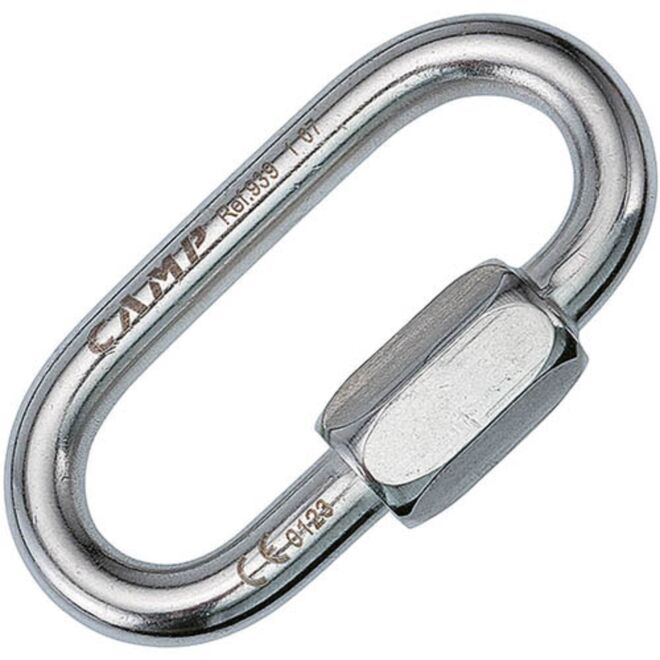 CAMP Oval Quick Link eslabón rápido de acero inoxidable Ø8 mm