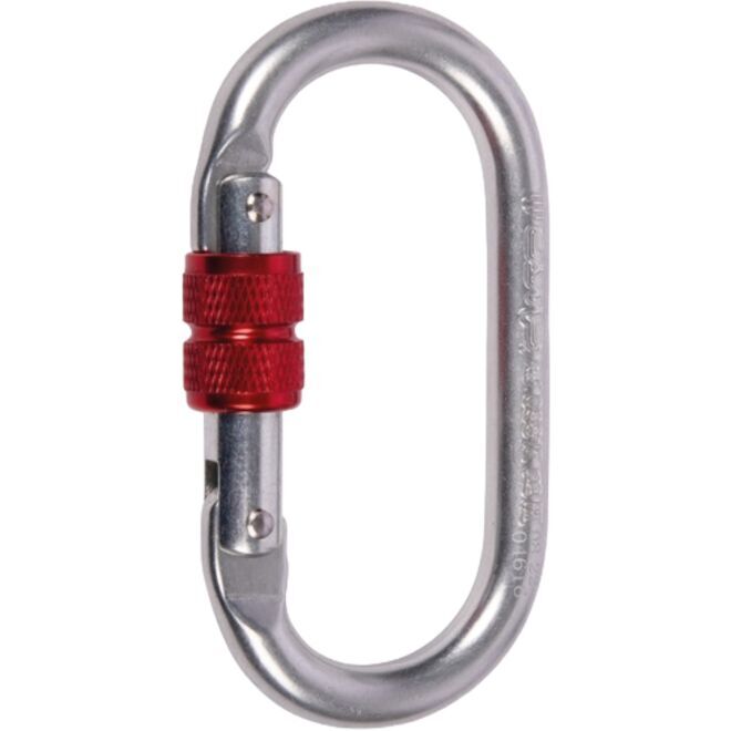 CAMP Oval Standard Lock: carabina de rosca ovalada para trabajo en altura