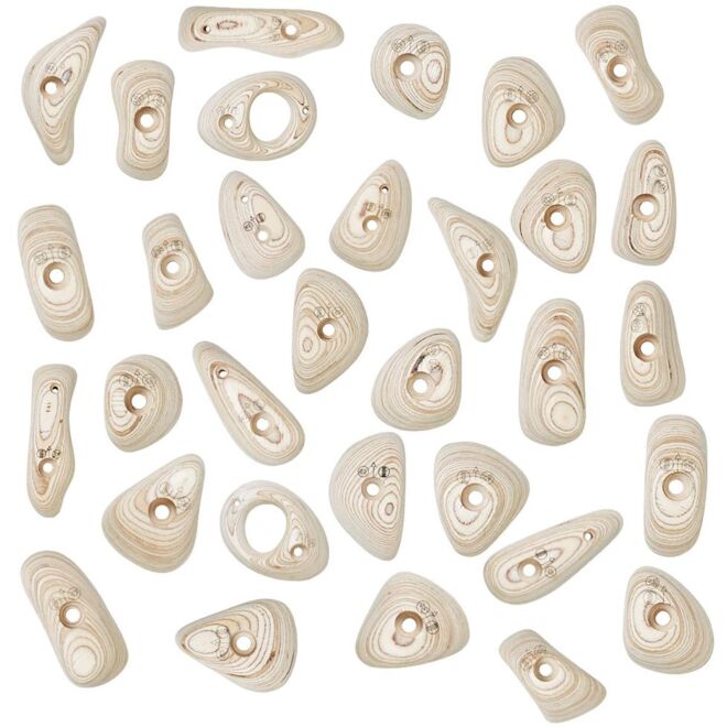 Moon Wood Holds Set A 32 presas de escalada