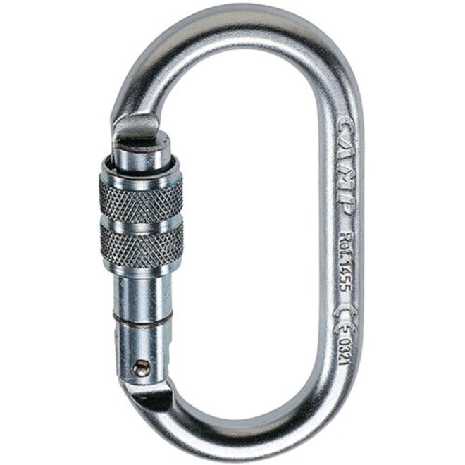 CAMP Oval Pro Lock mosquetón para trabajos en altura