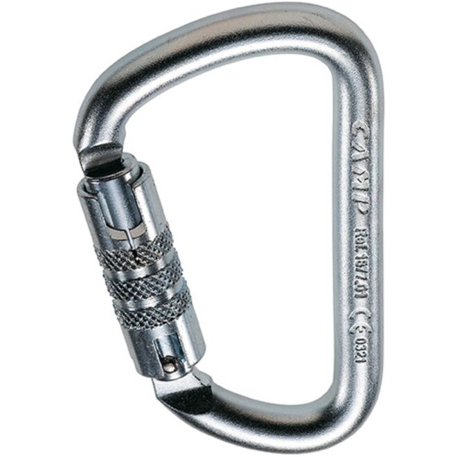 CAMP D Pro 2Lock mosquetón de doble movimiento para trabajos en altura