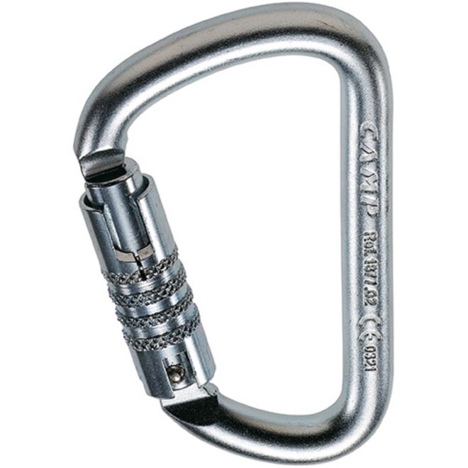 CAMP D Pro 3Lock mosquetón de trabajo de triple movimiento