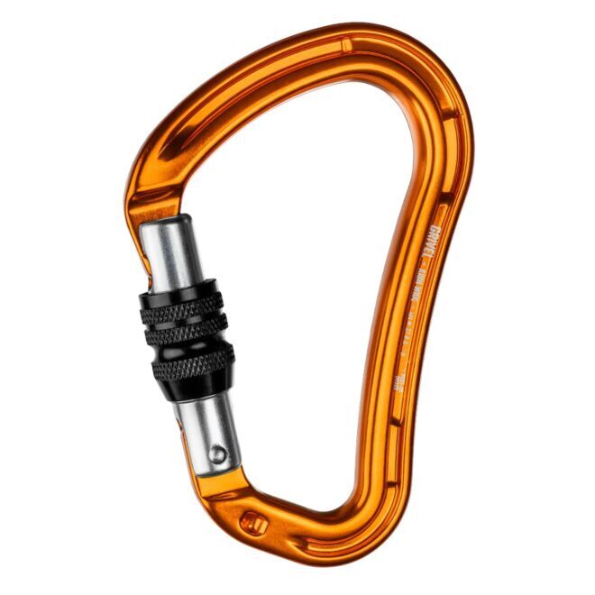 Grivel Wide K18N mosquetón con cierre de rosca