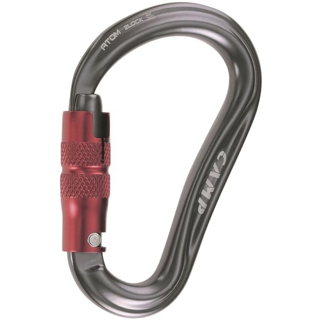 CAMP Atom 2Lock mosquetón de doble movimiento escalada