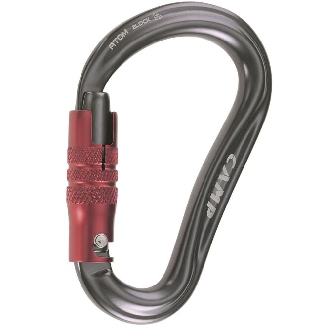 CAMP Atom 3Lock mosquetón de triple movimiento escalada