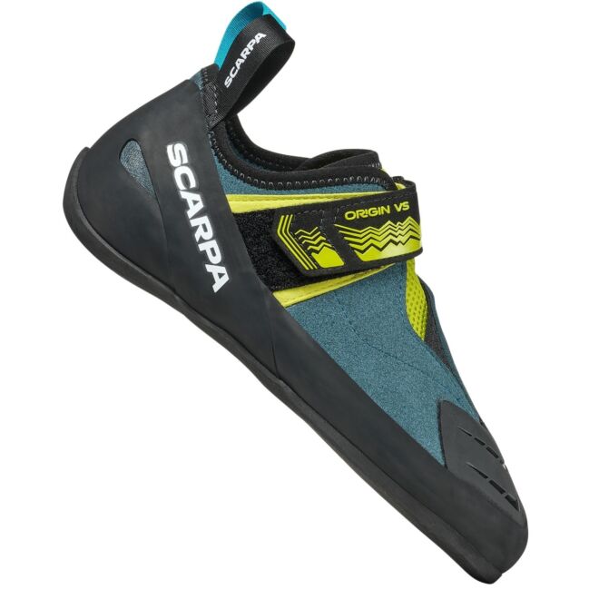 SCARPA Origin VS Petrol-Lime zapatillas de escalada