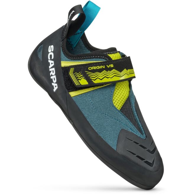 SCARPA Origin VS Petrol-Lime zapatillas de escalada