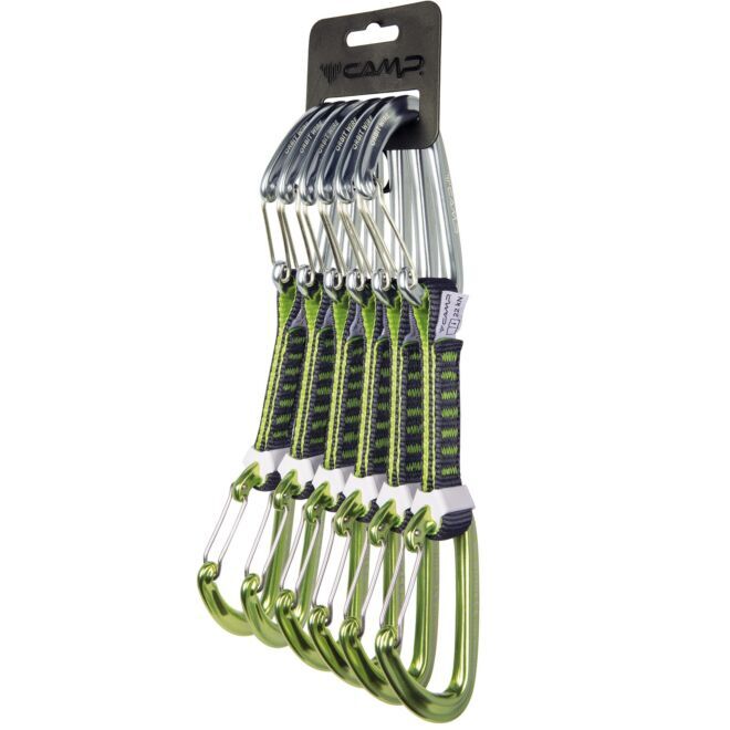 CAMP Set 6 Orbit Wire Express KS 6 pack de cintas de escalada