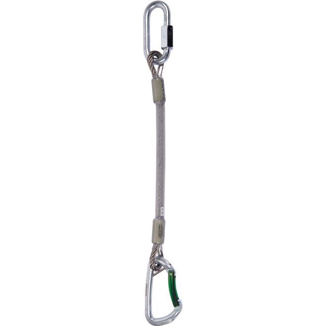 CAMP Gym Safe Cable Express Stainless mosquetón rápido de escalada