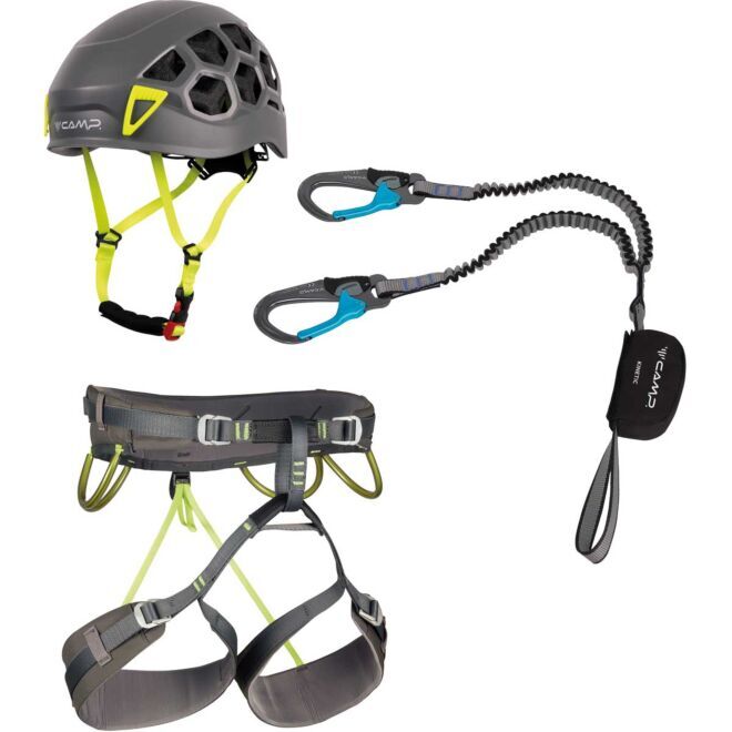 CAMP Kit Ferrata Kinetic Rewind Pro Energy Cr 4 set de vía ferrata