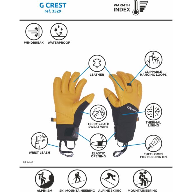 CAMP G Crest guantes alpinismo