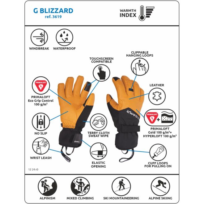CAMP G Blizzard guantes alpinismo