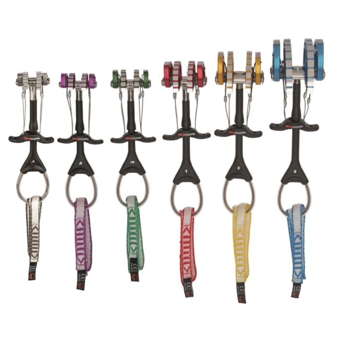 Wild Country Friends de 0.4 a 3 set friend escalada
