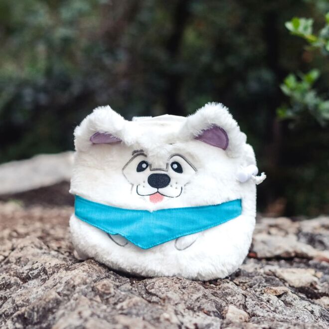 YY Vertical Samoyed Chalk Bag bolsa de magnesita