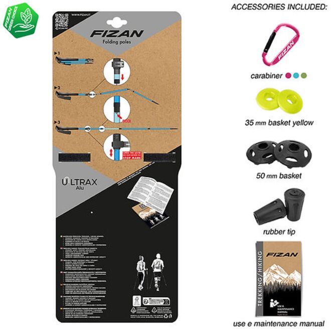 Fizan Ultrax Alu bastones de trekking