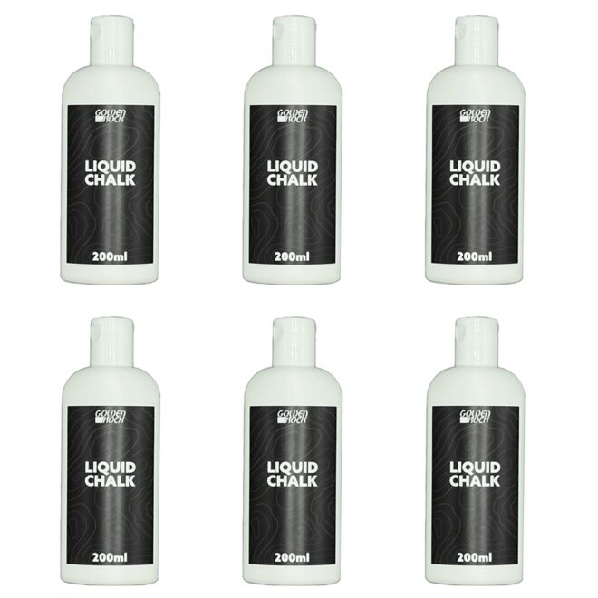 Golden Rock Liquid Chalk 200 ml magnesita líquida 6-pack