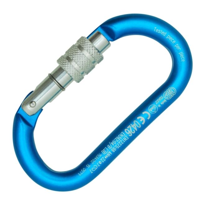 Kong Oval Alu Classic Screw Sleeve mosquetón ovalado speleo