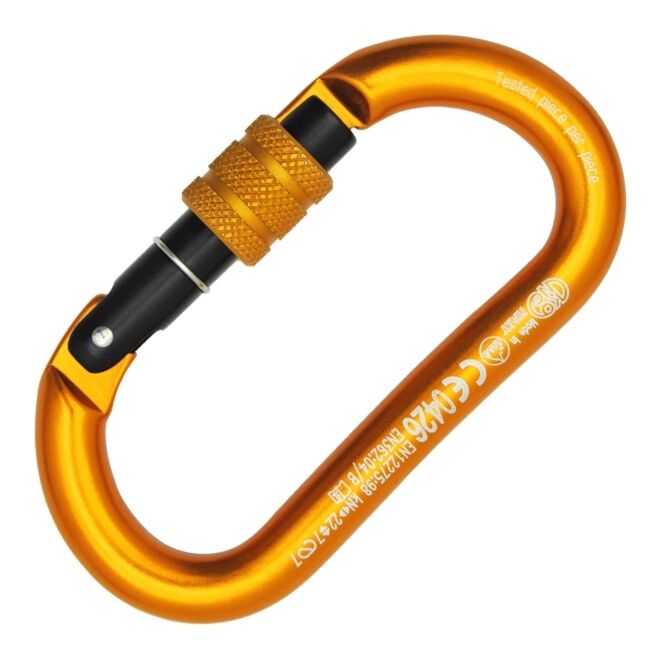 Kong Oval Alu Classic Screw Sleeve mosquetón ovalado speleo