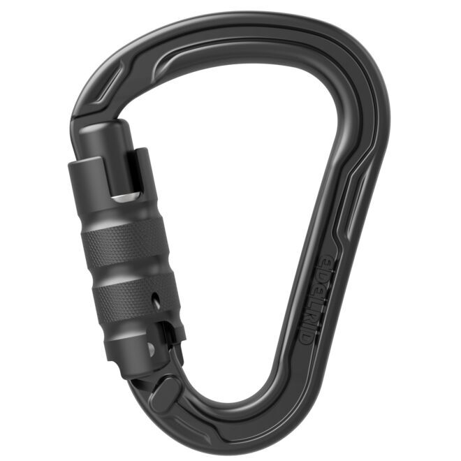 Edelrid HMS Strike Triple II mosquetón de escalada de triple movimiento