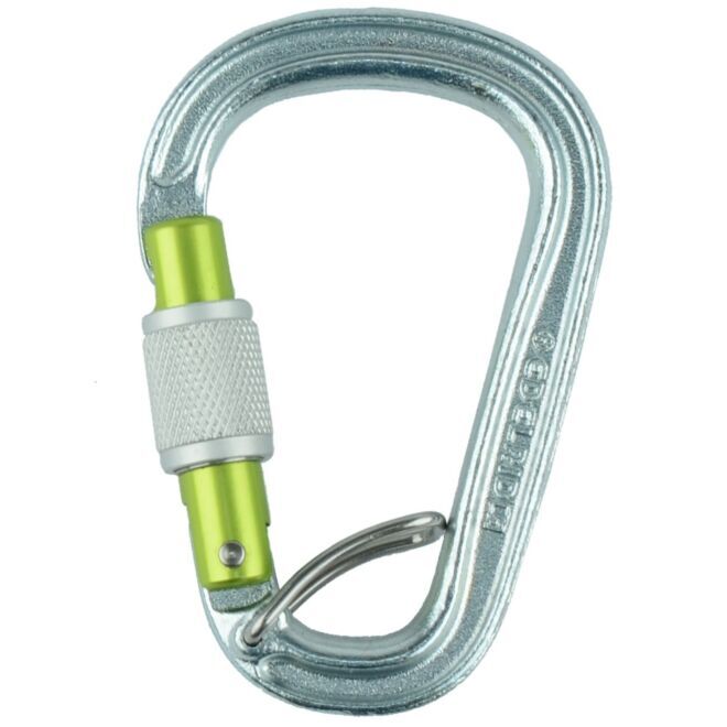 Edelrid HMS Bruce Steel Screw FG II mosquetón de seguridad para escalada