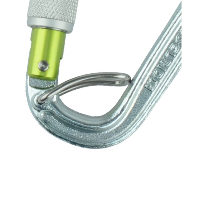 Edelrid HMS Bruce Steel Screw FG II mosquetón de seguridad para escalada