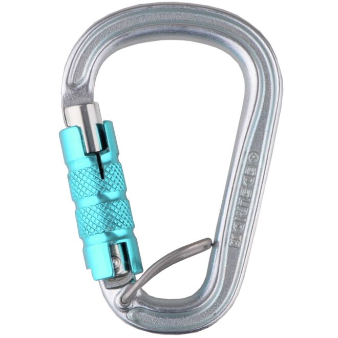 Edelrid HMS Bruce Steel Triple FG II mosquetón de triple movimiento para escalada