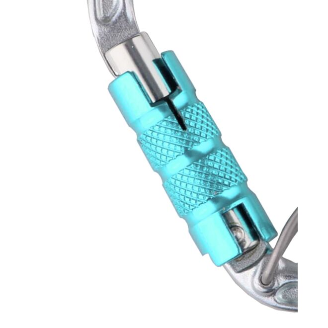 Edelrid HMS Bruce Steel Triple FG II mosquetón de triple movimiento para escalada