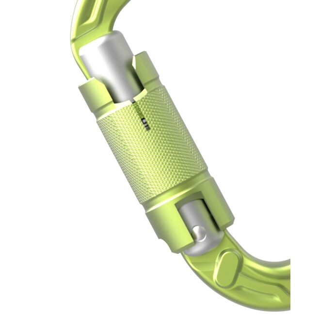 Edelrid HMS Strike Twist mosquetón automático de dos movimientos escalada