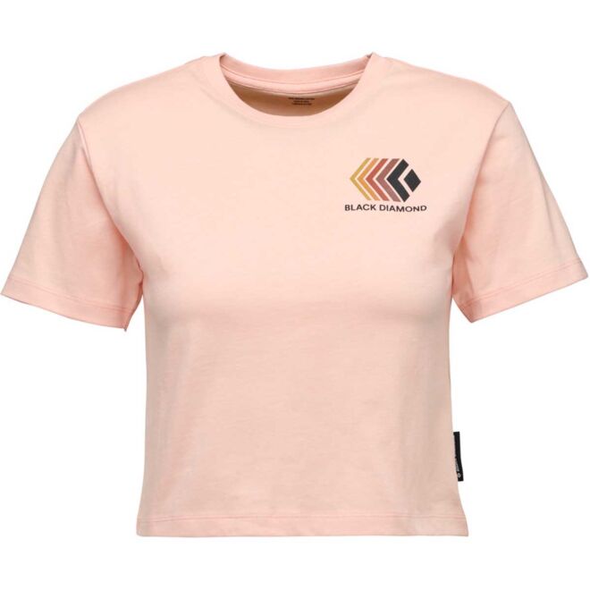 BD Black Diamond W Faded Crop Tee camiseta mujer