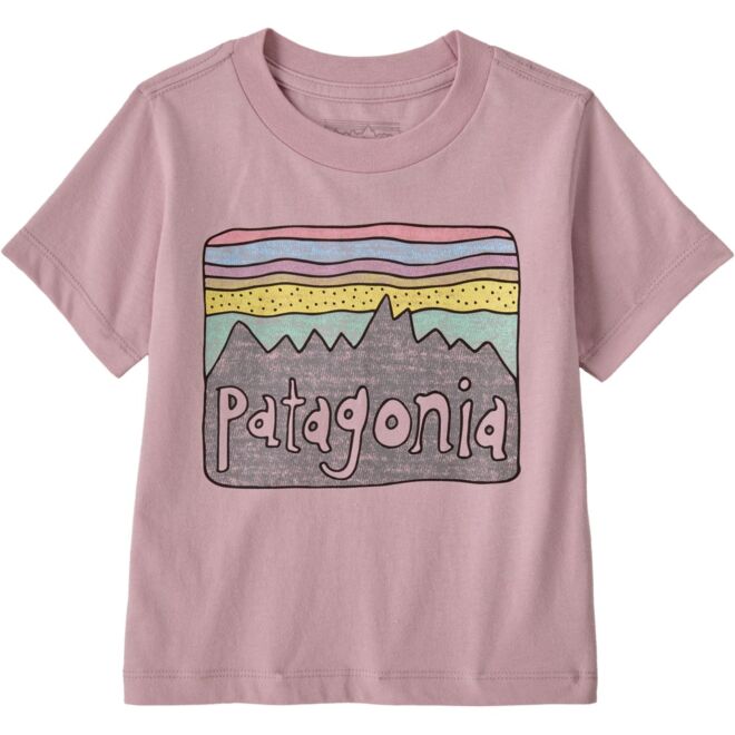 Patagonia Baby Fitz Roy Skies camisetas niño