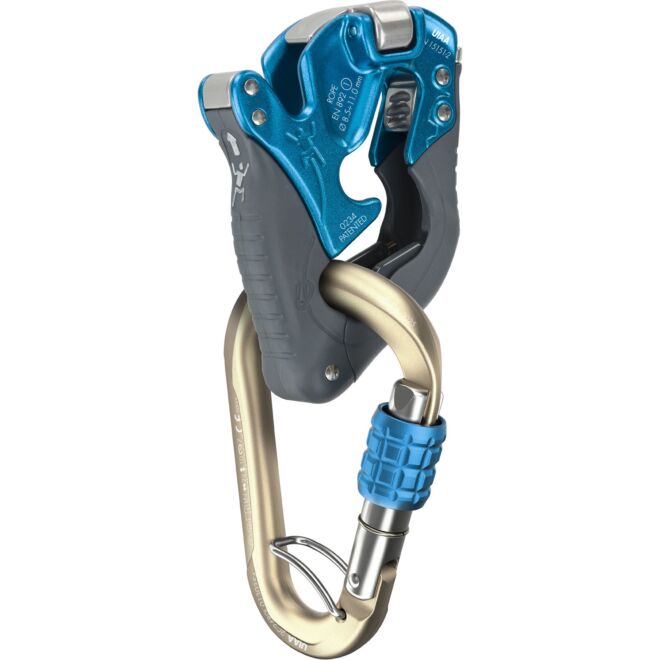 Skylotec Click Up + Plus belayer climbing
