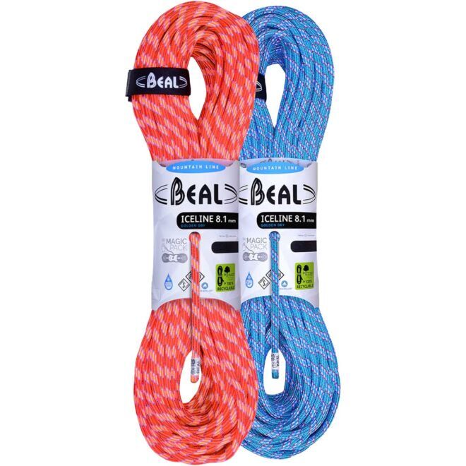 Beal Ice Line 8.1mm Unicore Golden Dry Pack media cuerda escalada