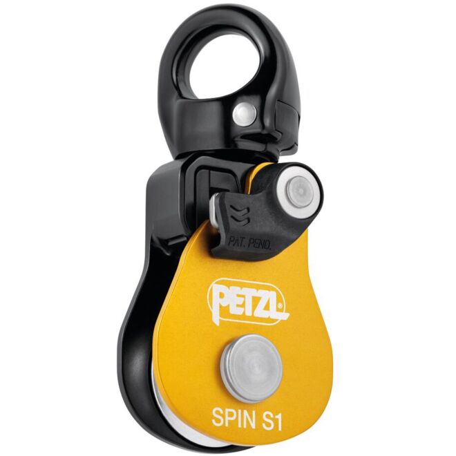 Petzl Spin S1 polea simple para trabajos en altura