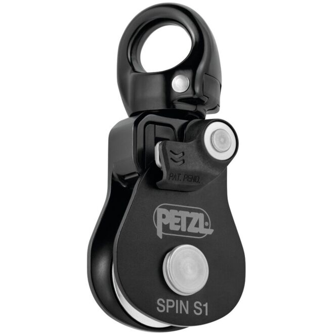 Petzl Spin S1 polea simple para trabajos en altura