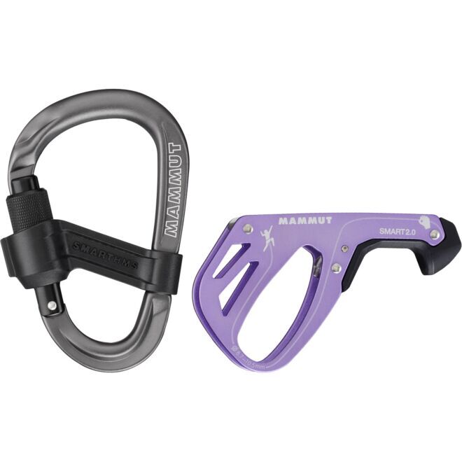 Mammut Smart 2.0 Belay Package asegurador + mosquetón de escalada