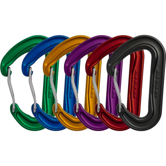 DMM Wisp Colour Pack 6 set de mosquetones de escalada