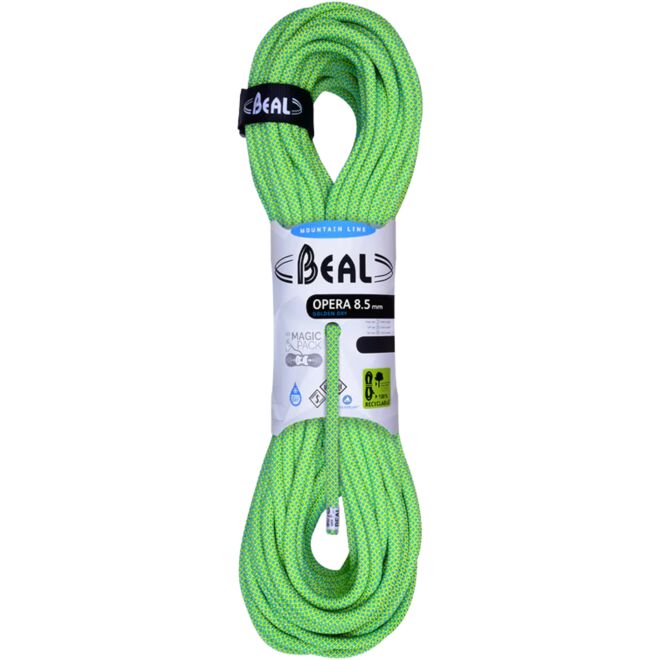 Beal Opera 8.5 mm Unicore Golden Dry cuerda de escalada al metro