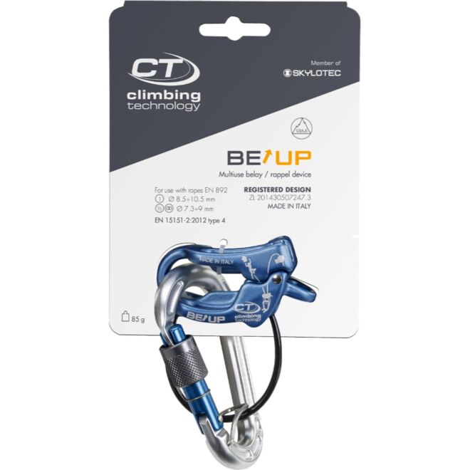 CT Climbing Technology Be-Up Kit asegurador de escalada + mosquetón Concept SGL
