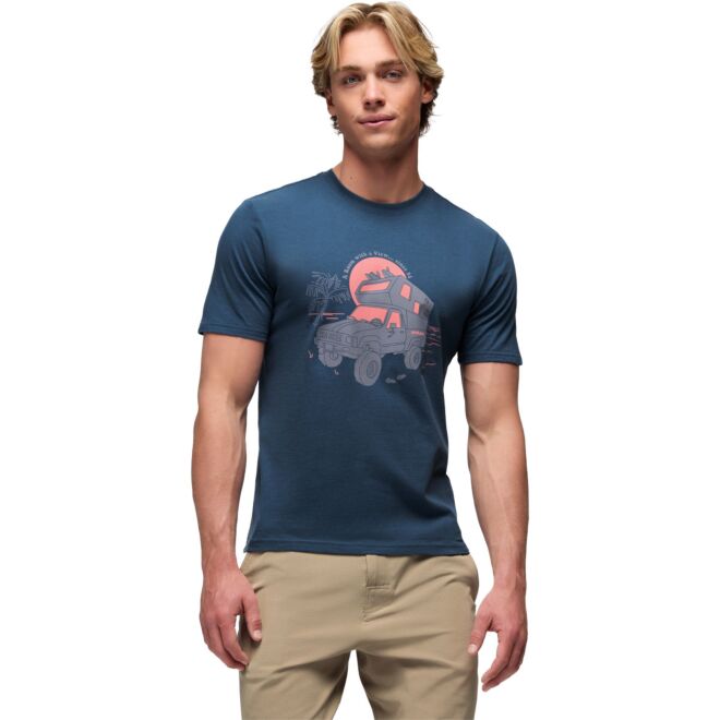 Prana Beach Livin SS Tee camiseta de hombre