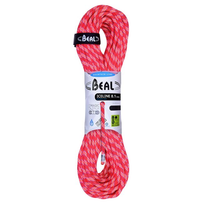 Beal Ice Line 8.1 mm Unicore Golden Dry media cuerda de escalada