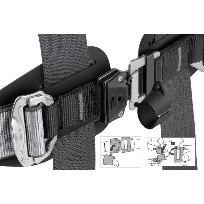 Petzl Swan Easyfit Stainless arnés integral para parques de aventura