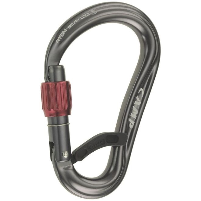 Petzl Neox asegurador con bloqueo asistido y mosquetón de escalada
