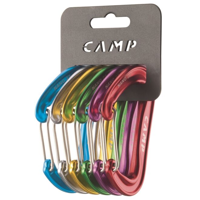 CAMP Rack Pack Nano 22 set 6 mosquetones de escalada