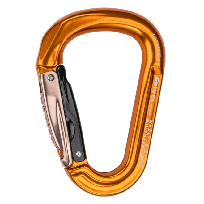 Grivel Mega K6G Twin Gate mosquetón de doble leva escalada