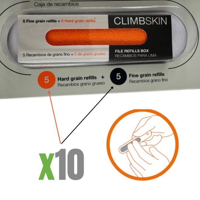 Climbskin Aluminium Skinfile Refills repuestos para Climbskin Aluminium Skinfile