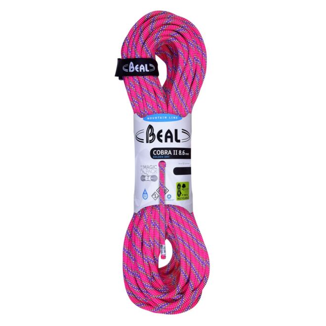 Beal Cobra II Unicore 8.6 mm Golden Dry media cuerda de escalada