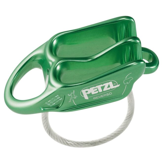 Petzl Reverso asegurador a secchiello escalada